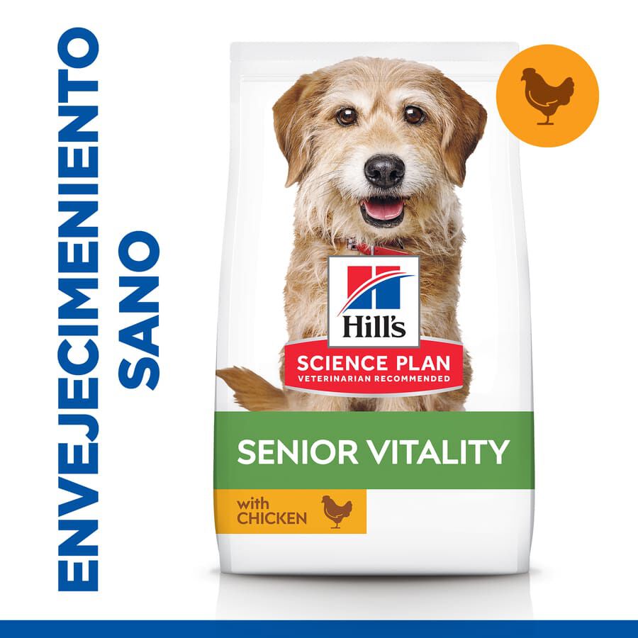 1.5 kg Hill's Science Plan Youthful Vitality Adult +7 Small y Mini Pollo pienso para perros, , large indicador imagen numero 2